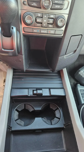 EcoPure steam cleaner cleaning car interior console